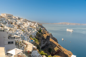 Naklejka premium Santorini Greece Alt-Thera