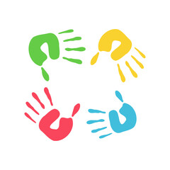 heart color jigsaw Concept of caring for mentally ill children with autism