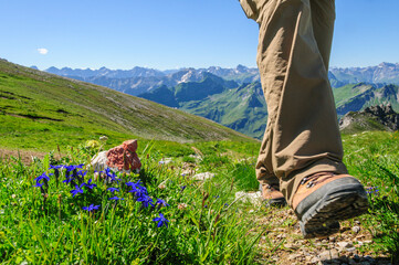 Herrlicher Tag zum Wandern in den Allgäuer Alpen