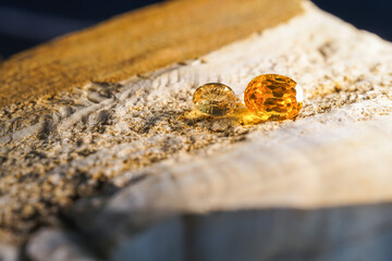 Natural Sapphire gemstone, Jewel or gems on black shine color, Collection of many different natural gemstones amethyst,
