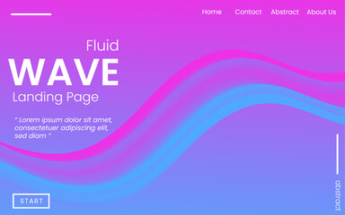 abstract background with lines fluid for landing  page element business