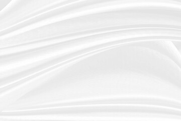 white cloth with soft wave.