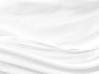 Fototapeta na wymiar white cloth with soft wave.