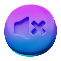 Obraz premium blue gradient premium game button on isolated background
