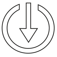 Arrow icon sign symbol design