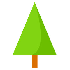 Christmas tree icon sign symbol design