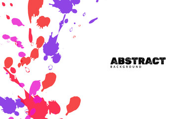 Abstract splash paint watercolor colorfull background