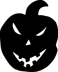 Pumpkin Halloween Scary Face
