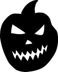 Pumpkin Halloween Scary Face
