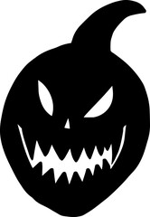 Pumpkin Halloween Horror Face
