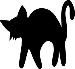 Cat animal Halloween Silhouette
