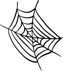Spider Webs Silhouette Halloween
