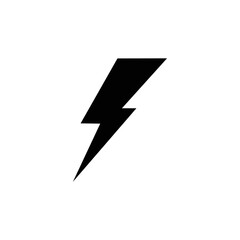 Lightning icon vector, flat design best vector icon