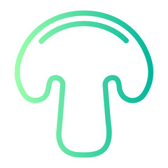 mushroom gradient icon