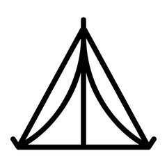 tent line icon
