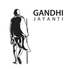 vector illustration of Gandhi Jayanti