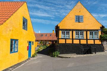 Altstadt von Gudhjem, Bornholm, Dänemark