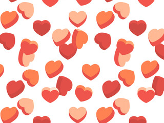 壁紙　ハート模様