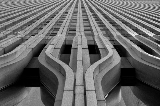 New York,  Stati Uniti d'America, USA -  07 settembre 2001: .World Trade Center. Torri gemelle. Ricordo del tragico attentato del 11 settembre 2001. Architettura e panorama in primo piano..