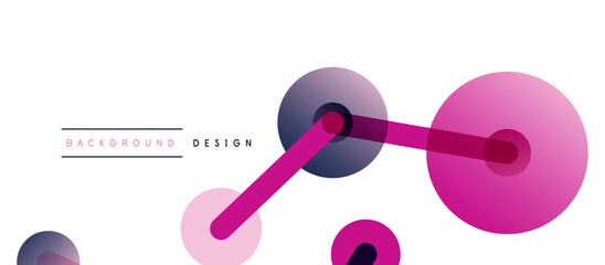 Network concept abstract background. Dots connection. Big data idea. Business template for wallpaper, banner, background or landing