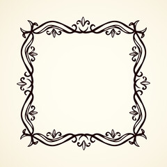 Vignette. Vector drawing