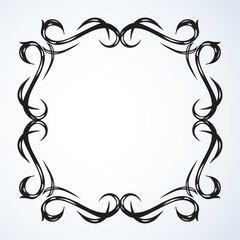 Vignette. Vector drawing