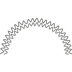 Modern shape frame outline