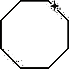 black and white frame with splashes