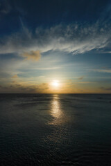 Sonnenuntergang in der Karibik