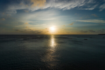 Sonnenuntergang in der Karibik