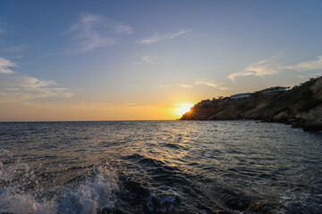 Fototapeta premium Blue Bay Beach on Curacao