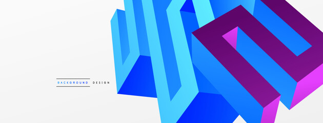 Abstract line background. Trendy techno business template for wallpaper, banner, background or landing