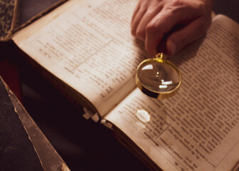 old books, collection of ancient manuscripts