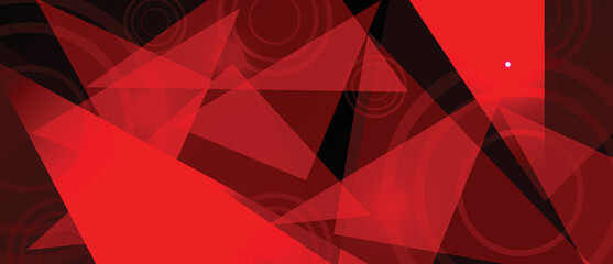 abstract red triangle shape vector background 