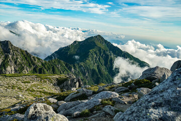 Mt. Sannosawa Nagano Japan mountain July