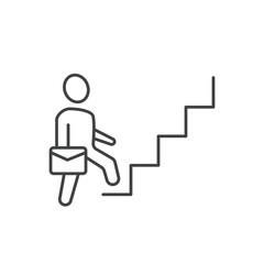 career ladder icons  symbol vector elements for infographic web