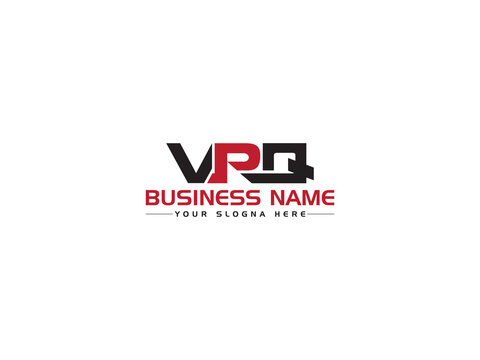 Minimalist VPQ Logo Letter, Colorful VP vpq Letter Logo Icon Vector Image Design For Your Brand
