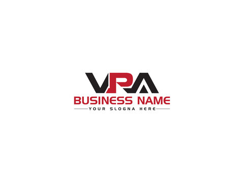 Minimalist VPA Logo Letter, Colorful VP vpa Letter Logo Icon Vector Image Design For Your Brand