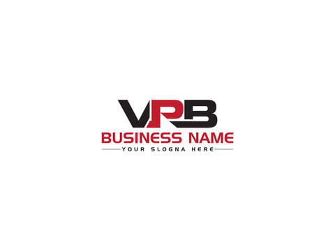 Minimalist VPB Logo Letter, Colorful VP vpb Letter Logo Icon Vector Image Design For Your Brand