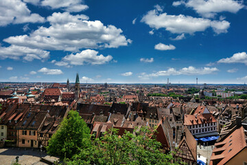 Blick über die Nürnberger Altstadt