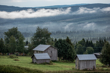 house in mountains, Åre, Jämtland, Norrland, Sweden, Sverige, Summer, Sommar.