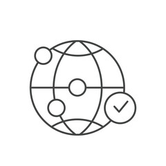 Global networking icons  symbol vector elements for infographic web