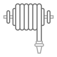 Hose Greyscale Line Icon