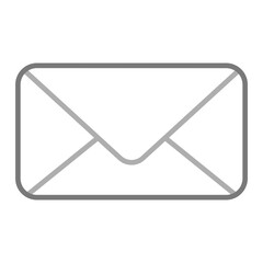 Message Greyscale Line Icon