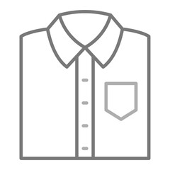 Shirt Greyscale Line Icon