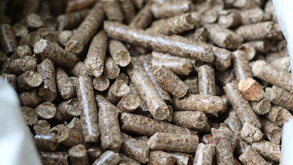 Very good quality wood pellets ready to make fuel