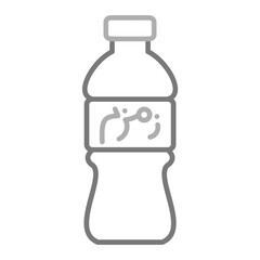 Zamzam Greyscale Line Icon