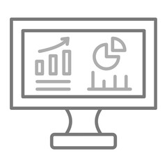 Dashboard Greyscale Line Icon