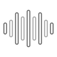Voice Greyscale Line Icon