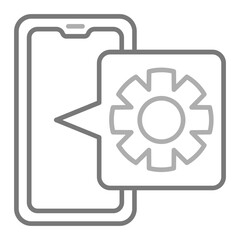 Setting Greyscale Line Icon